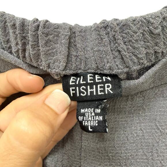 Eileen Fisher Pants and Button Down Shirt Set Rayon Women’s Size L/2X - Picture 3 of 14